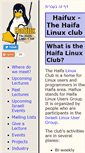 Mobile Screenshot of haifux.org